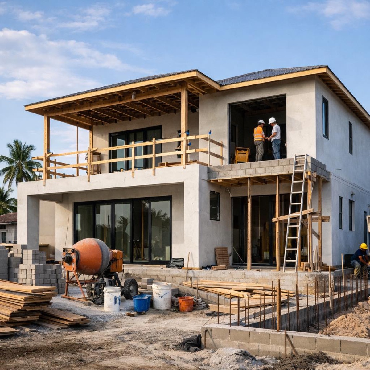 House under construction